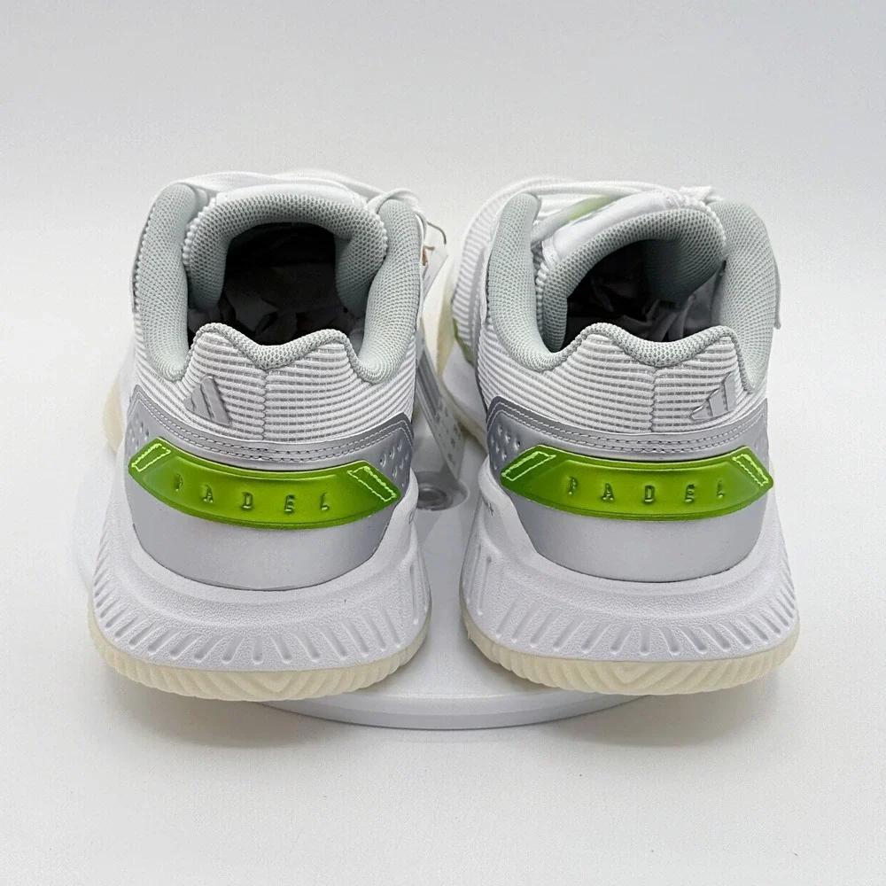 Adidas Padel Shoes Court Quick Size 9 Womens White/Silver Padeltennis JP7229